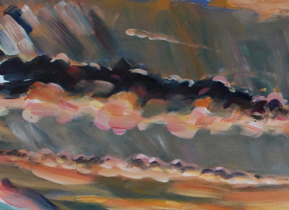 Sunset over Dartmoor