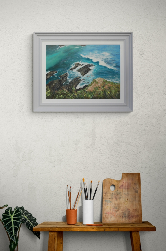 Wave, Port Isaac, Cornwall.