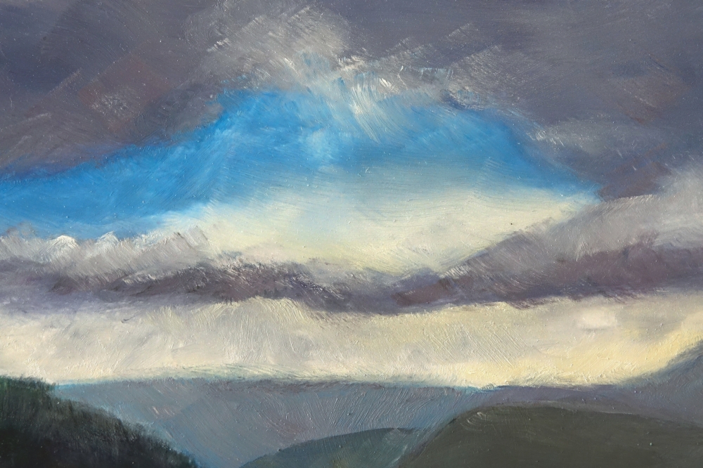 Wye Valley View in Winter