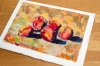 Still Life With Five Red Apples