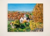 Frampton Mansell Church in Autumn