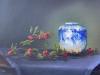 Blue vase