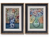 Garden Echoes – Diptych Original oil paintings
