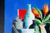 Pots and Vases on Blue