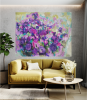 Lilac garden 180cm x 135cm x 3.8cm