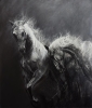 Wild horses, original sketch