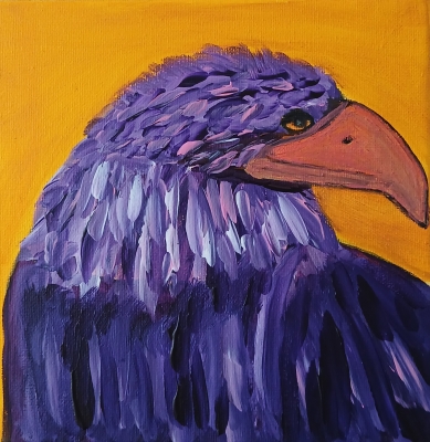 Abstract bald eagle