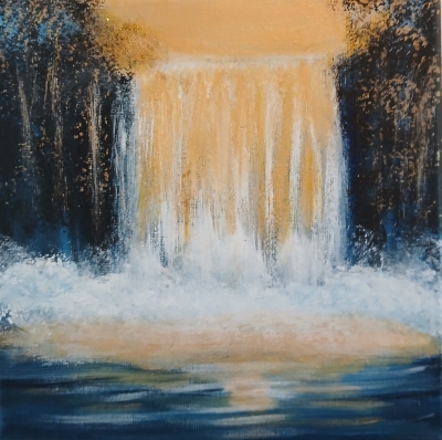 Magical waterfall