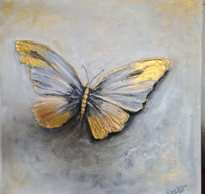 Goldene Schmetterling 