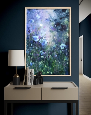 Moon Symphony In Sapphire