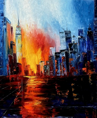 Sunset over The City 