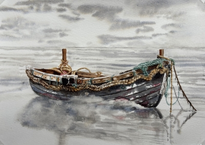 BOAT IN THE MIST