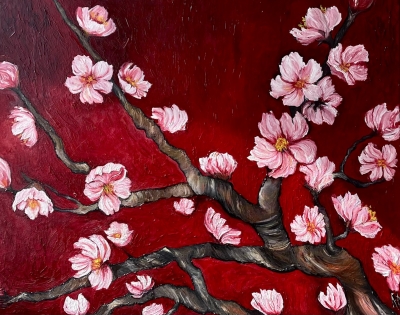 Blooming Cherry Branches