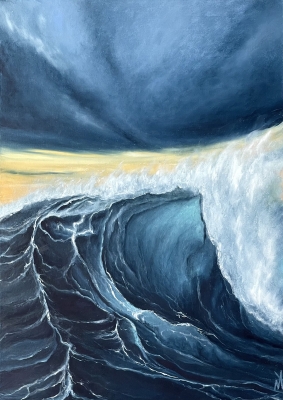 Through the water
