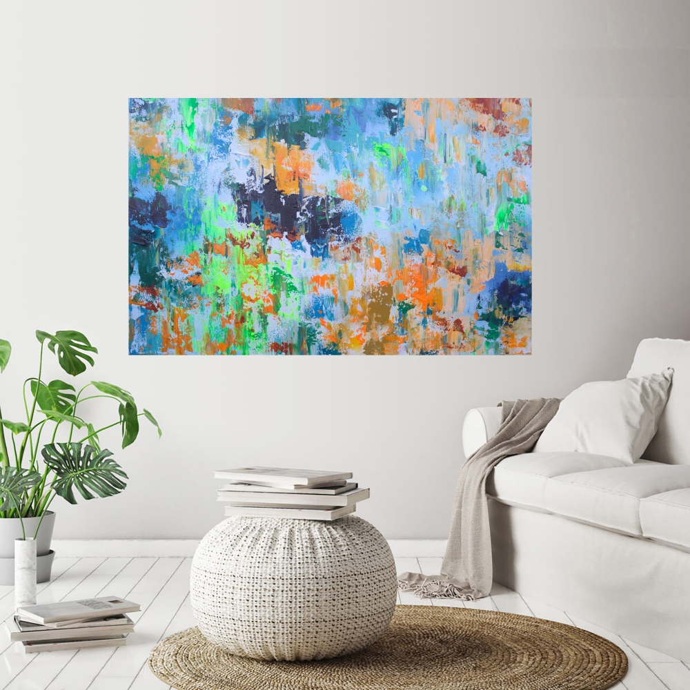 Flow of Dreams Abstract Painting 90 x 60cm