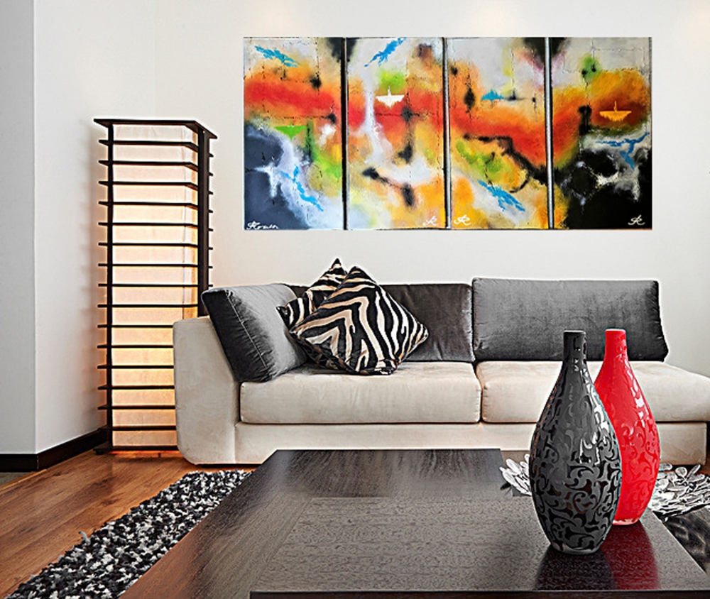 Nulla dies sine art, There is no day without art, 24x48 inch, 61x122 cm, SKU 1039