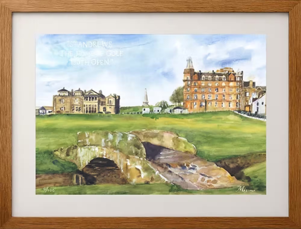 St Andrews GC – Limited Edition Framed Giclée Print 70x50cm