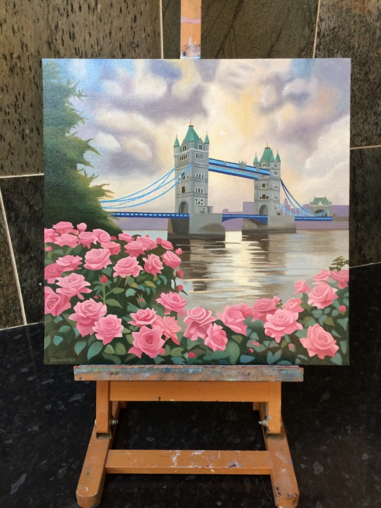 Tower Bridge With Roses