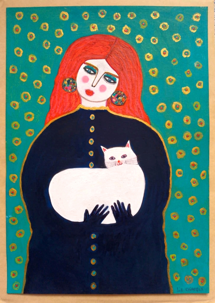 Woman with Cat