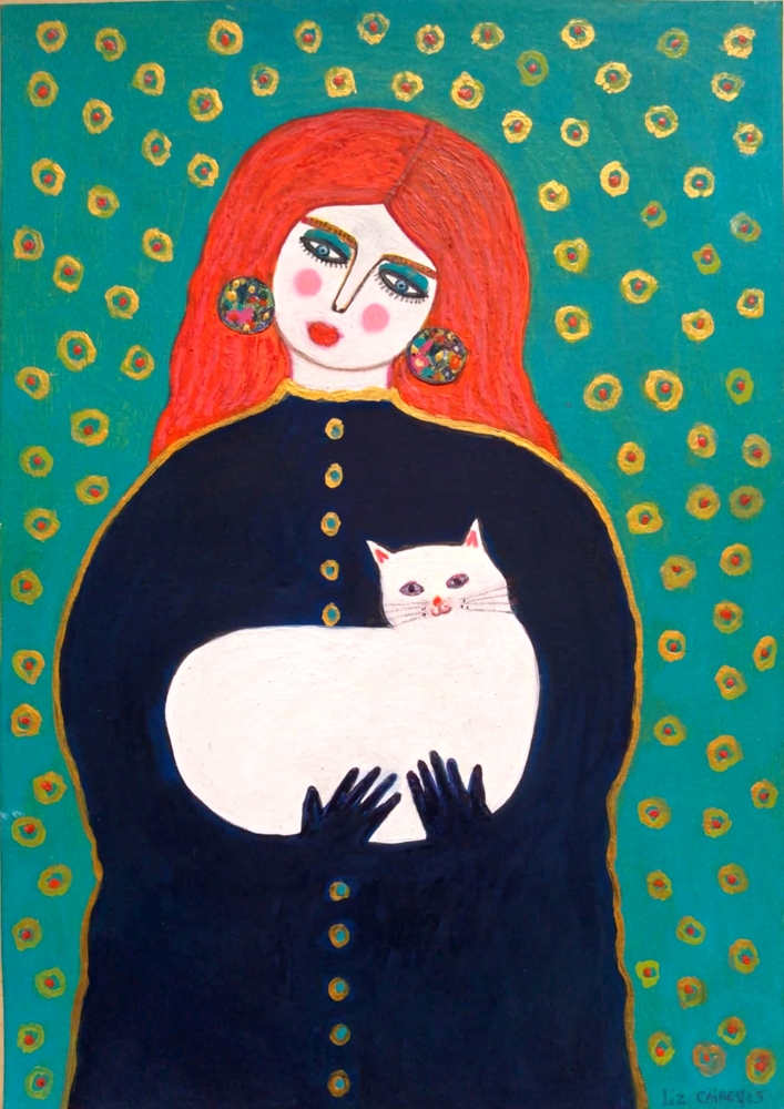 Woman with Cat