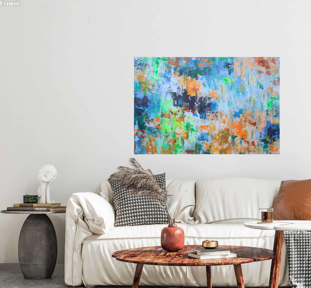 Flow of Dreams Abstract Painting 90 x 60cm