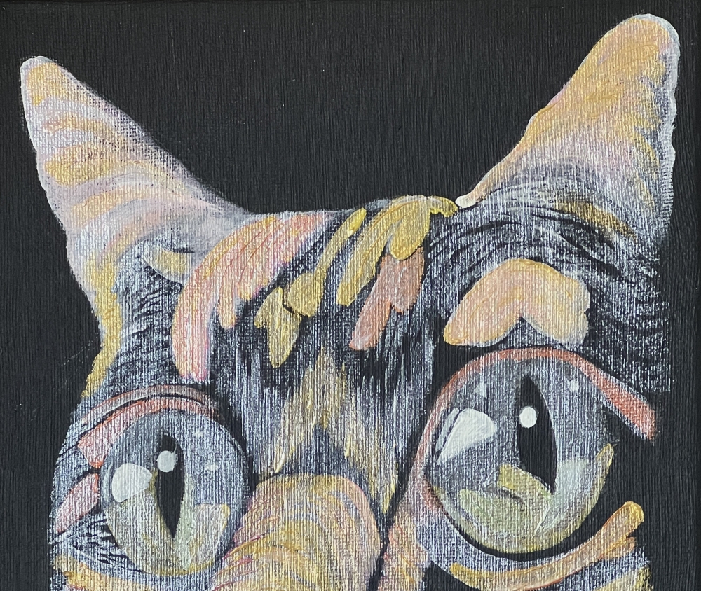 FELINE WHIMSICAL GAZE