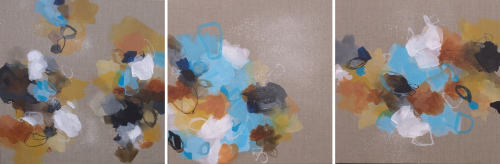 XXL Moving Forward Triptych 183 x 61 cm