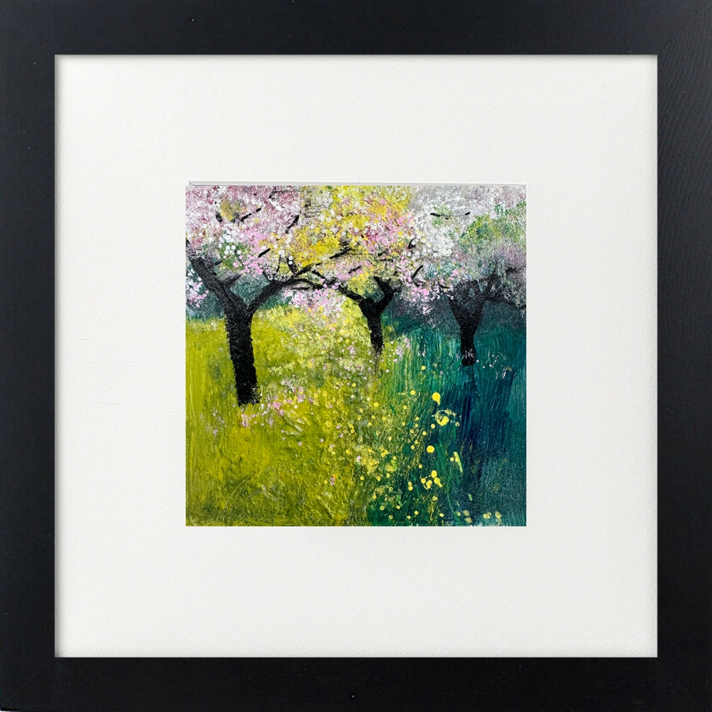 Pink Blossom In the Apple Orchard