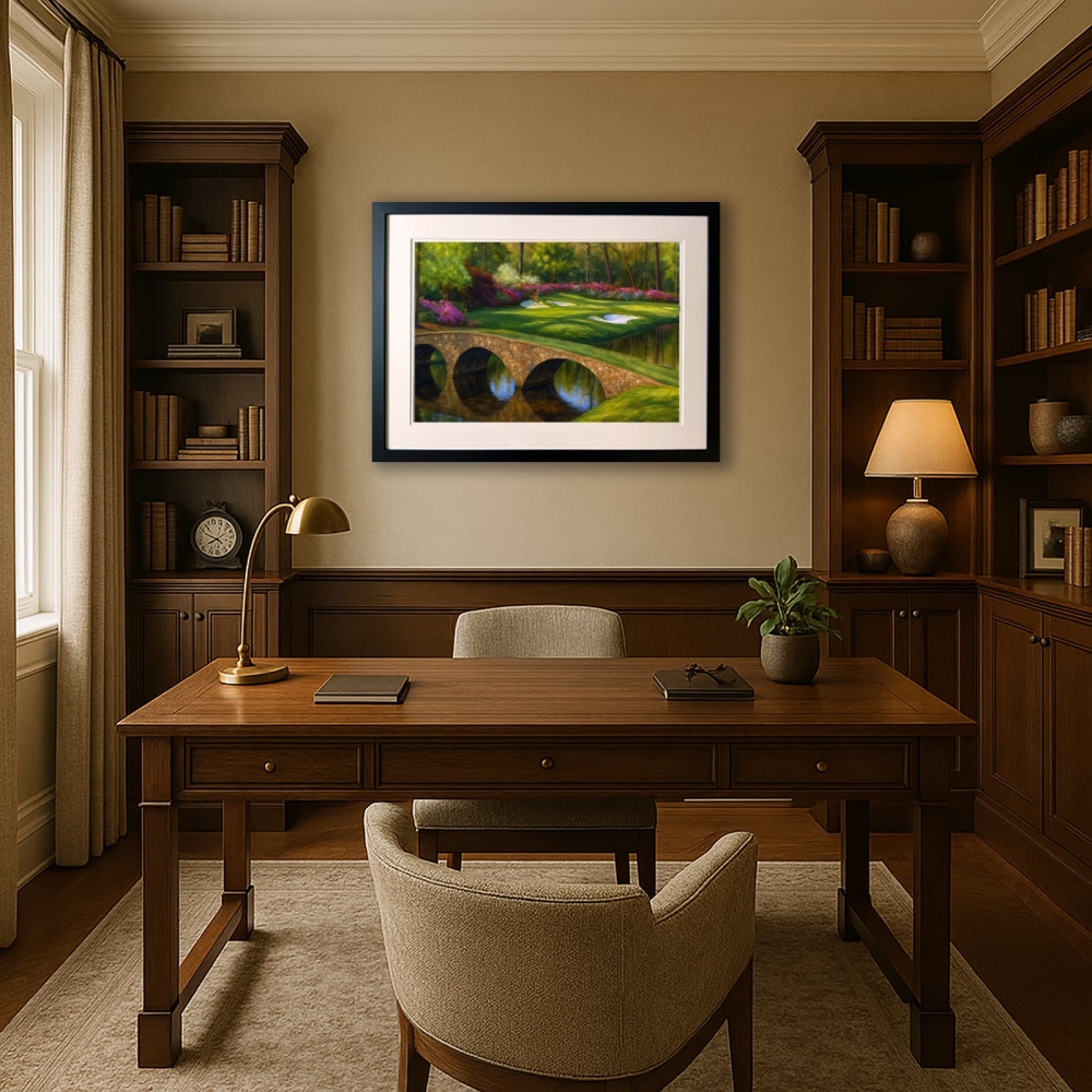 Masters Augusta National GC – Limited Edition Giclée Oak Framed Print 50x40cm