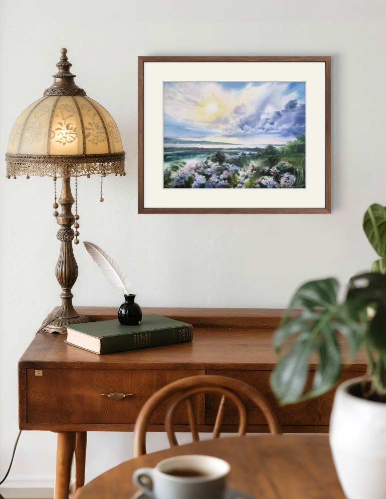 Sunset on the Samara River