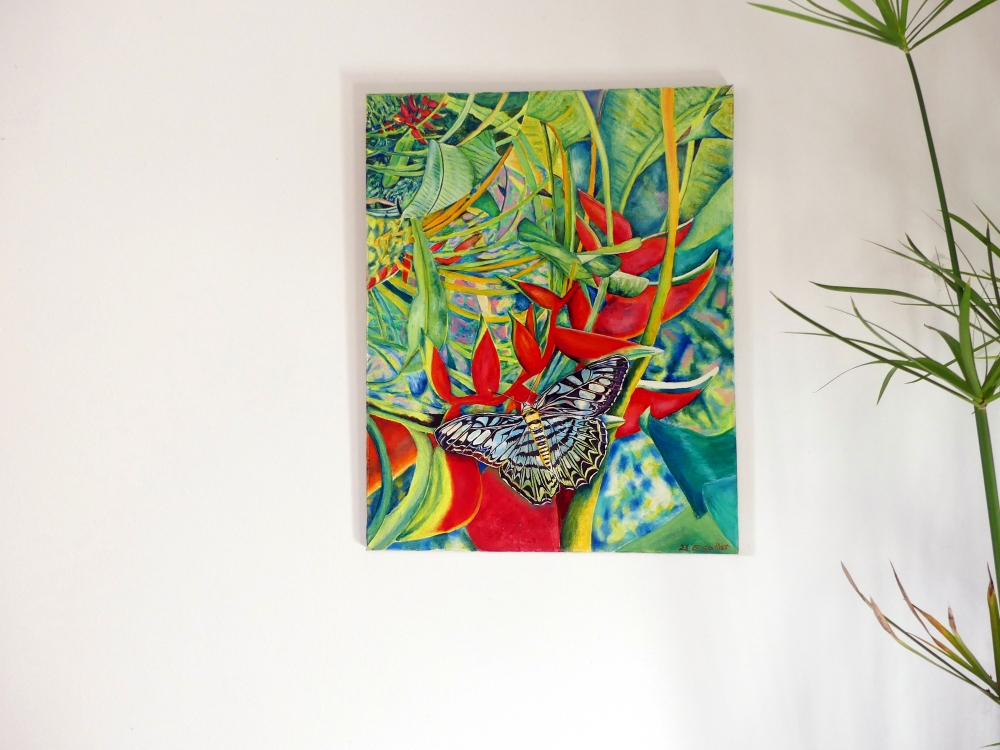 Tropical Butterfly & Lobster Claw