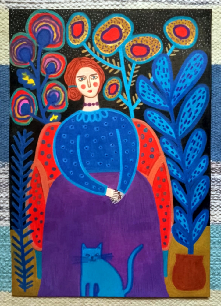 Ophelia In Her Garden