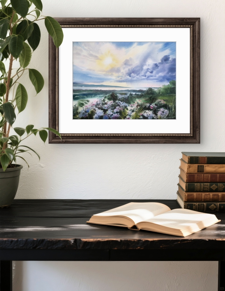 Sunset on the Samara River