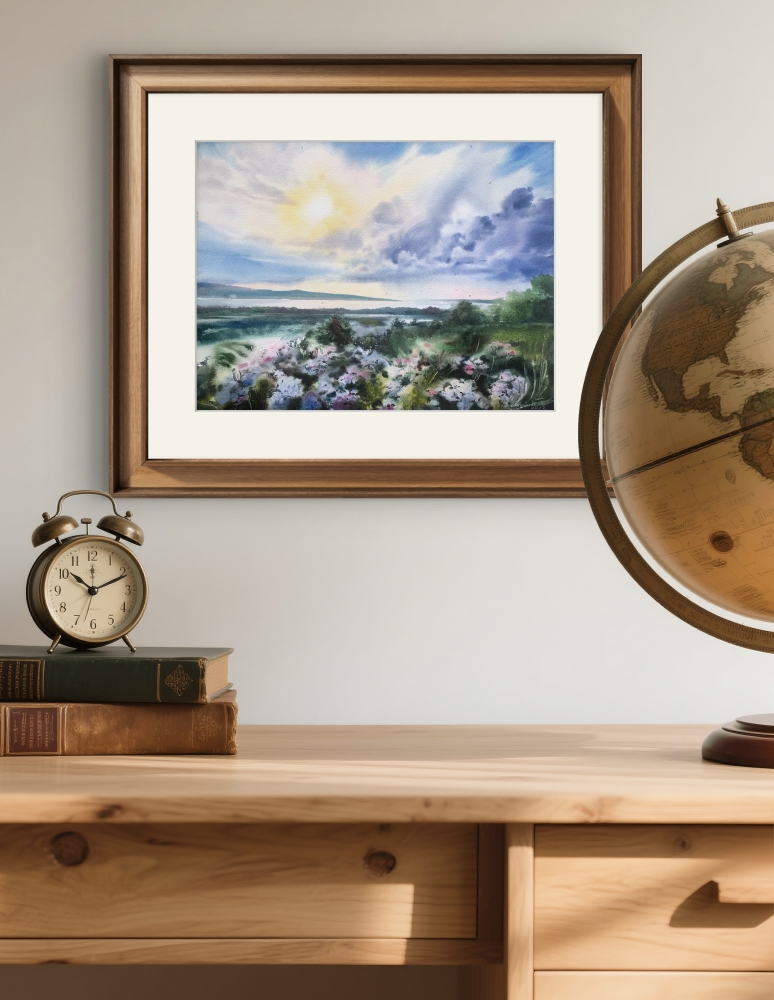 Sunset on the Samara River