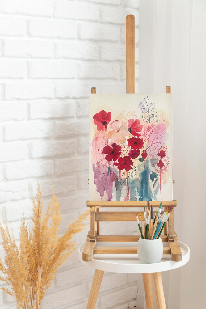 Flower Bloom Canvas Painting
