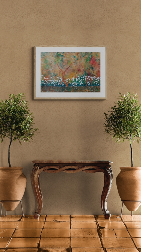 Snow Drops in a wall