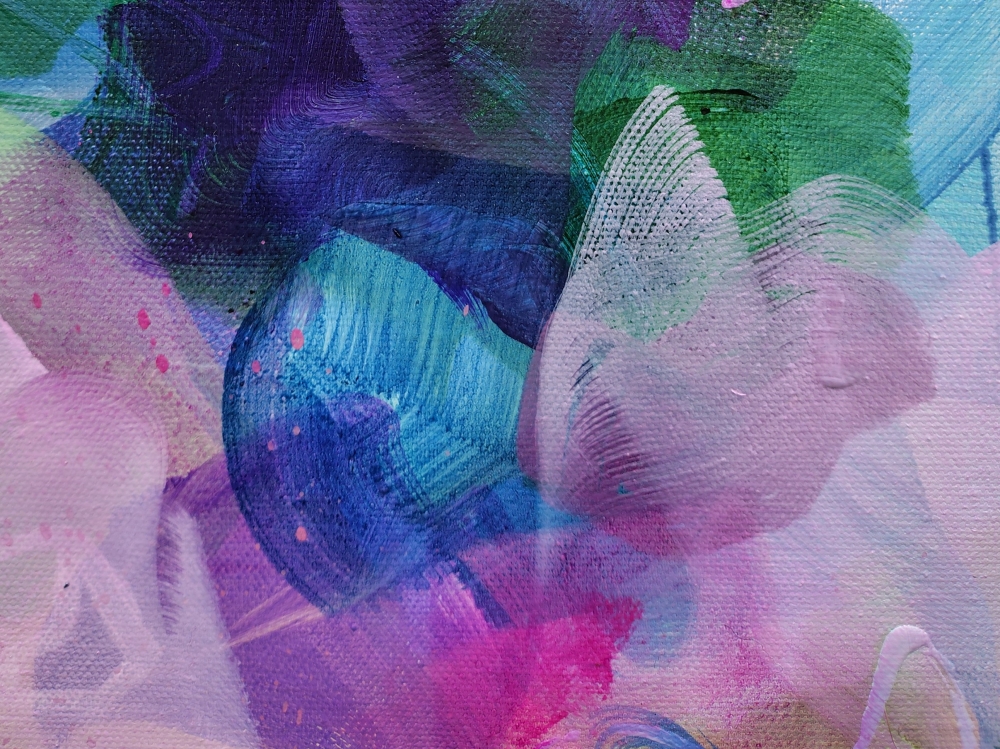 Forever In Bloom Floral Painting 76.2 x 76.2 cm