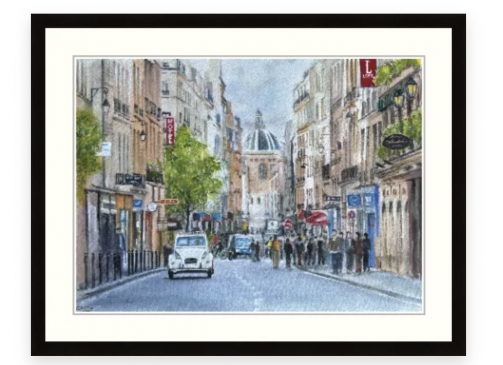 Paris city scene 