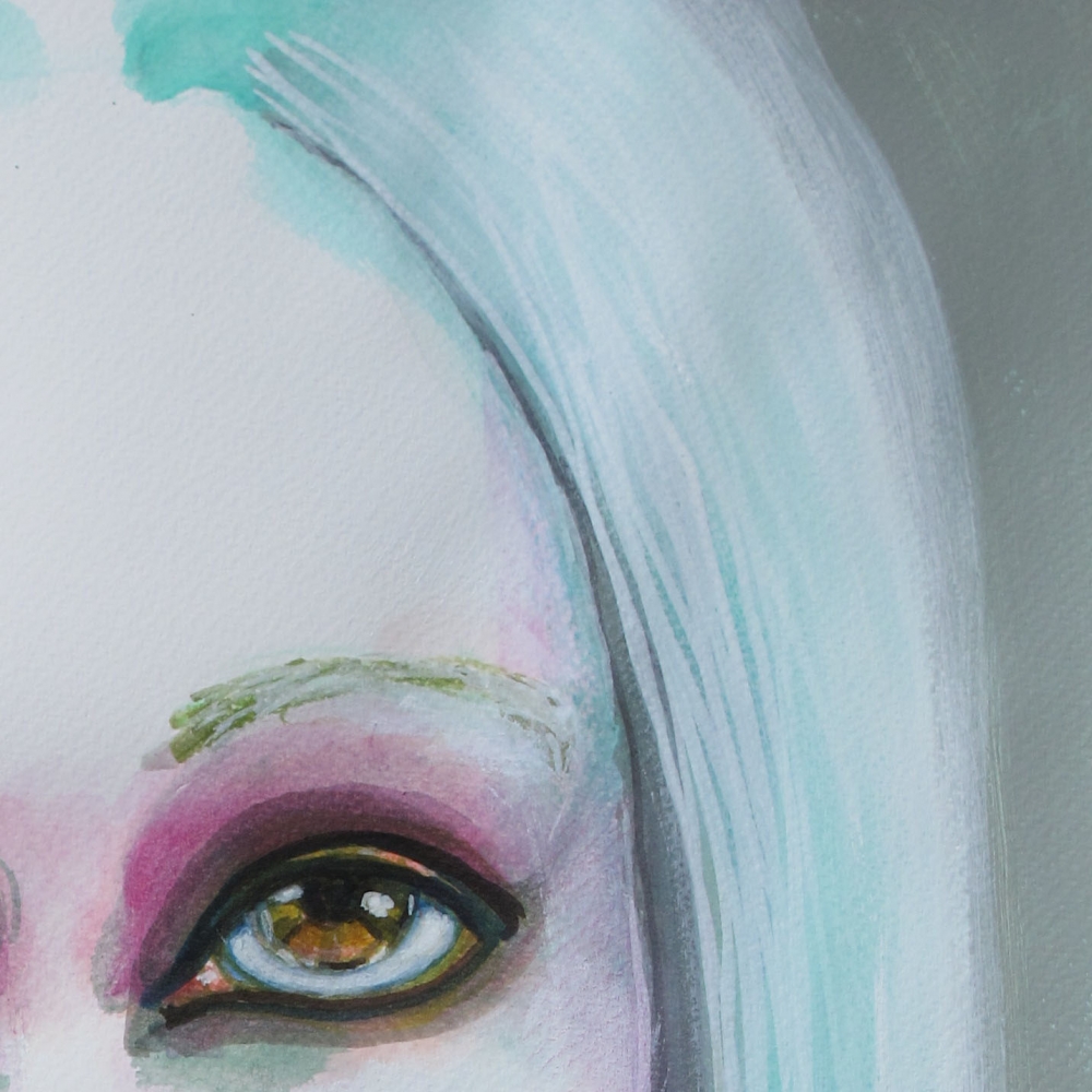 The Girl With Turquoise Hair