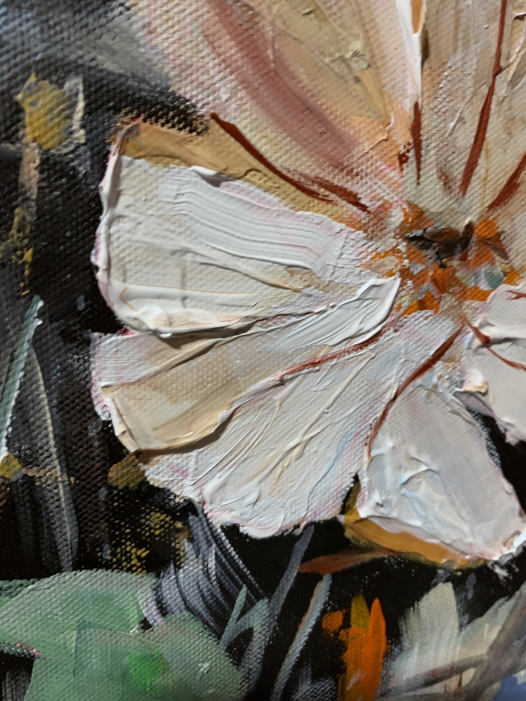 Wild Blooms. Abstract Floral bouquet.