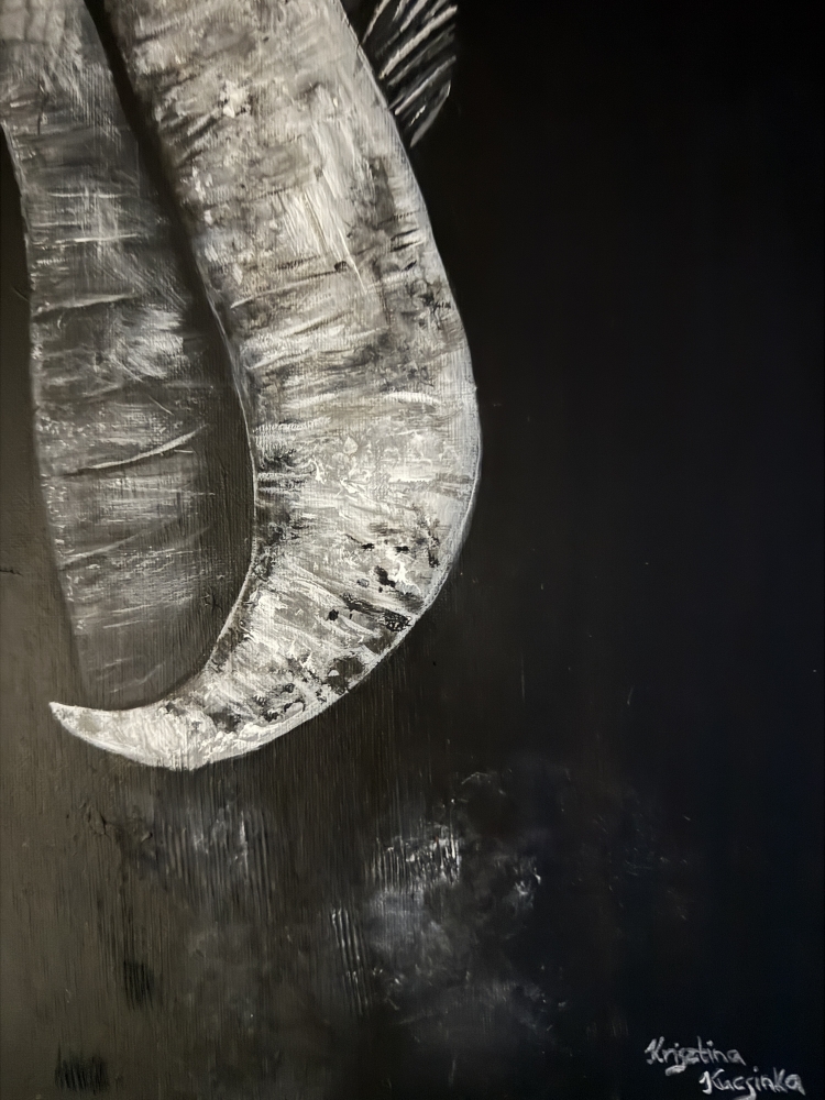 \"Ancient Wisdom\" Original Black & White Elephant Portrait