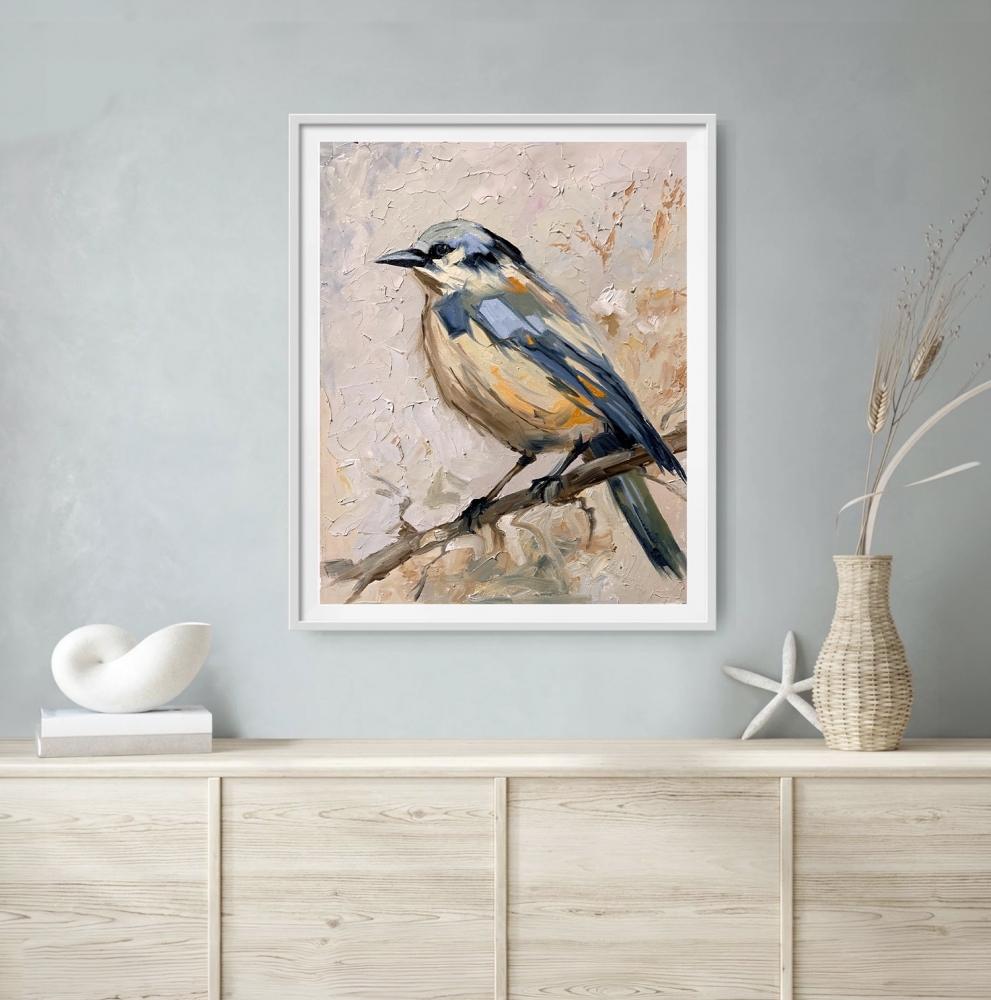 Quiet Observer. The Eurasian Nuthatch.