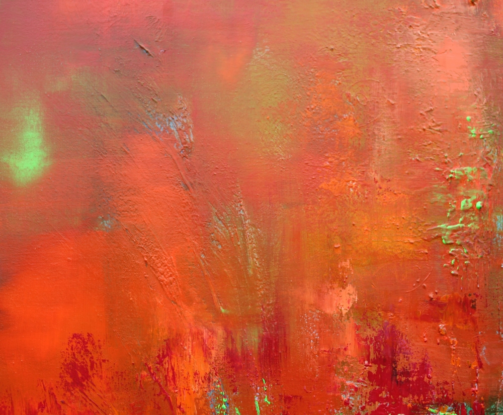 Indian Summer 120 x 50 cm Textured Abstract Painting