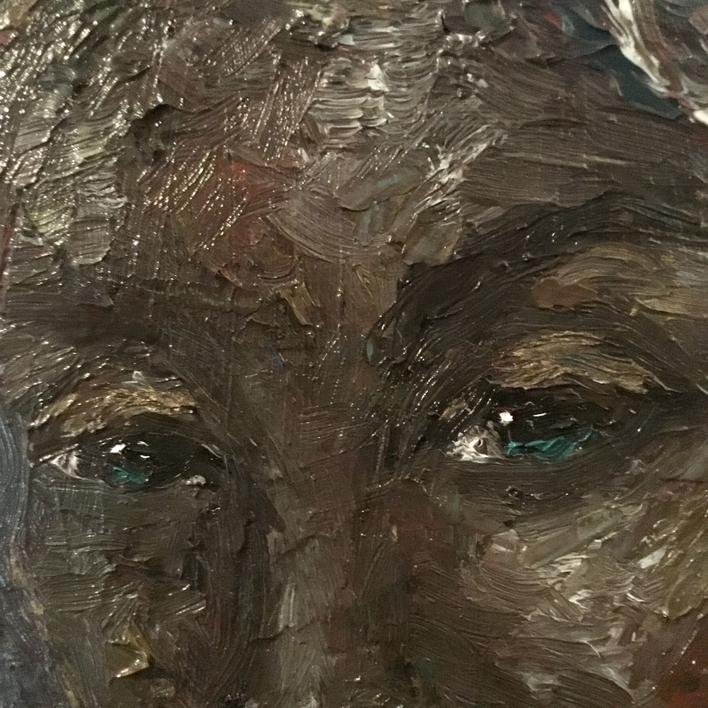 Before the Words – Expressive Abstract Portrait Oil Painting