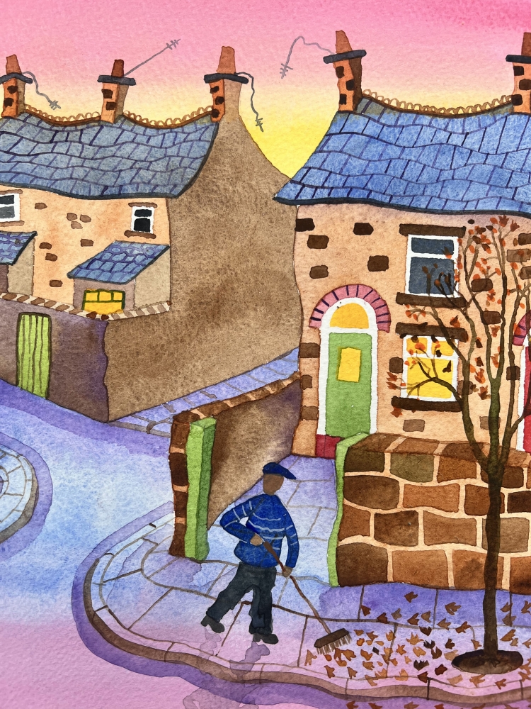 The Leaf Sweeping Man