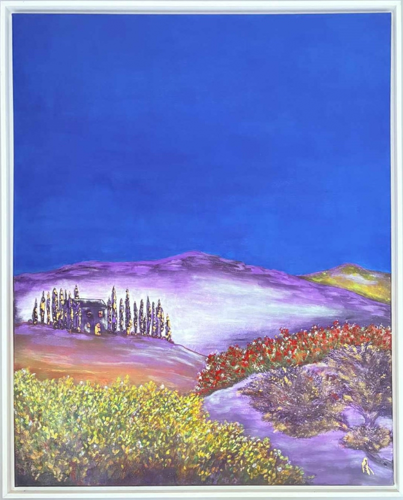 Blue as the Tuscan sky