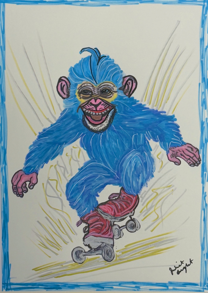 Rollerblade Monkey