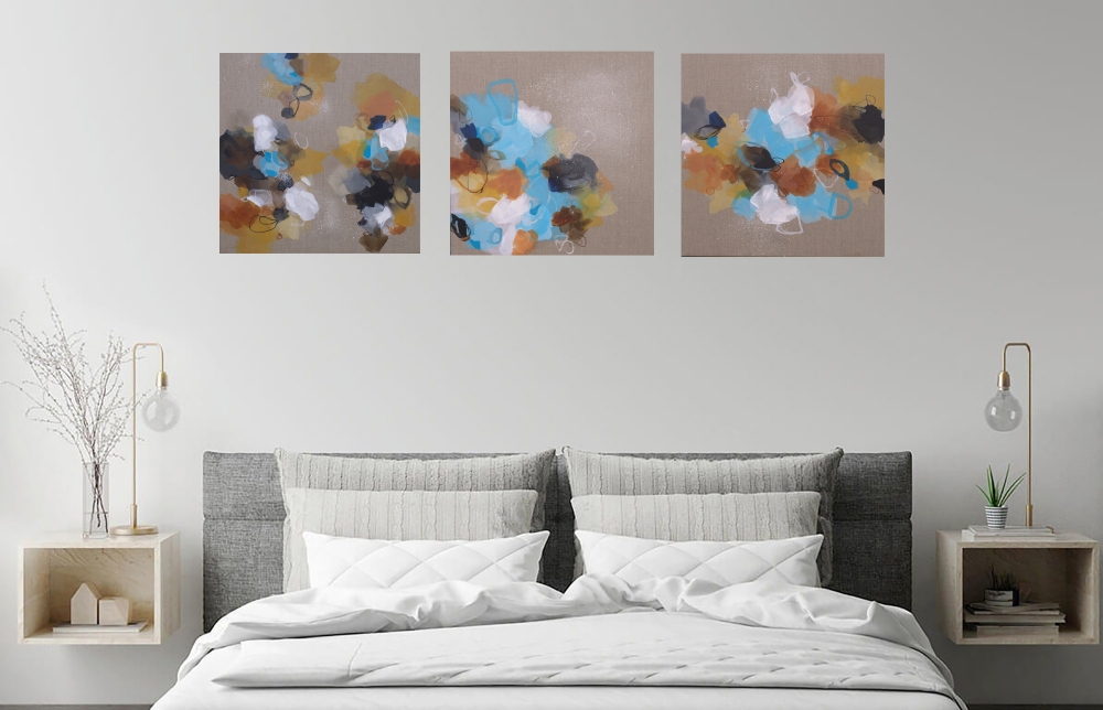 XXL Moving Forward Triptych 183 x 61 cm