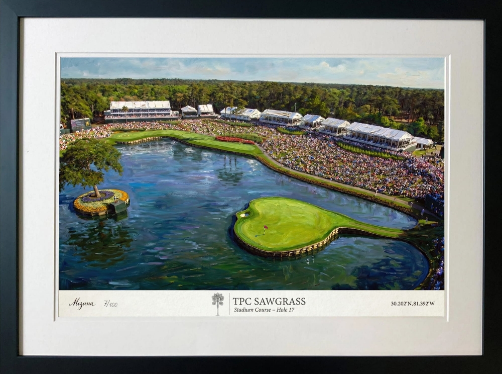 TPC Sawgrass – Limited Edition Framed Giclée Print 50x40cm