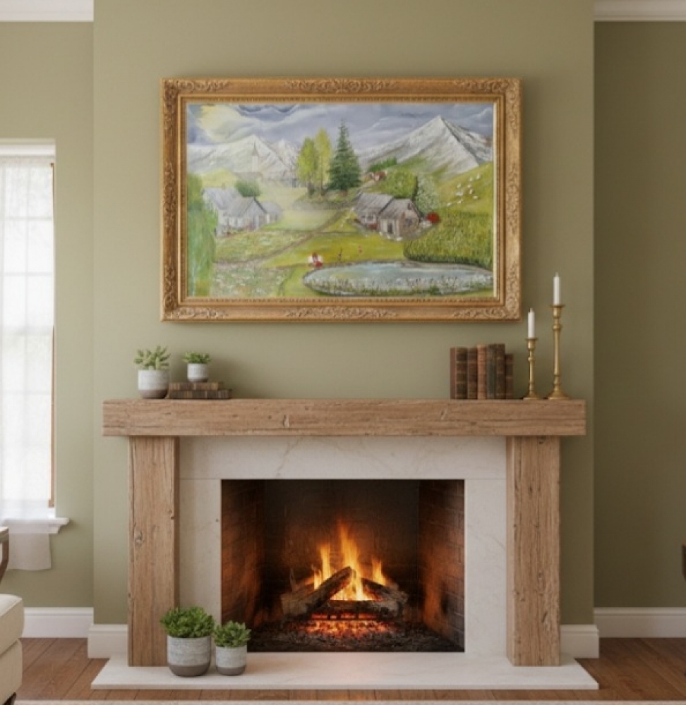 Mountain idyll by the Lake.Bergidyll am See